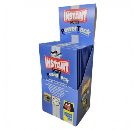Instant Power Tack Classic Pack de Masilla Adhesiva 50gr - Apta para Uso Exterior - Resistente a los Rayos Ultravioleta del Sol y la Lluvia (15 uds)