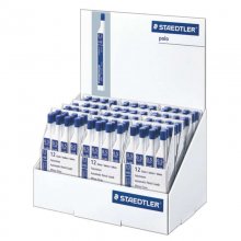 Staedtler 257 Polo Expositor de 144 Tubos de Minas de Recambio para Portaminas 0.5mm HB - Fuertes y Duraderas - Apta para la Mayoria de Portaminas