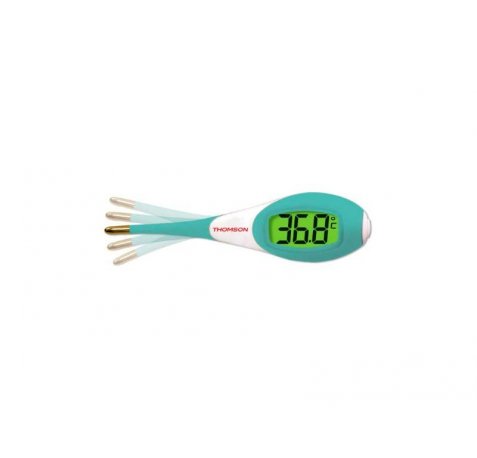 Thomson Jumbo Digital Termometro - Punta Flexible - Aviso Acustico - Color Verde