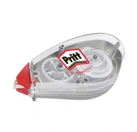 Pritt Cinta Correctora - Punta Flexible - Correcion Suave y Limpia - Correccion en dos Sentidos - Medidas 4,2mmx10m (24 uds)