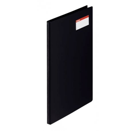 Esselte Carpeta Miniclip Din A4+ - Tarjetero y Bolsa Interior - Material PVC - Medidas 238x17x315mm - Color Negro