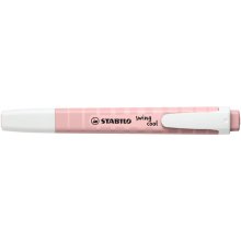 Stabilo Swing Cool Naturecolors Wildflower Marcador Fluorescente - Cuerpo Plano - Punta Biselada - Trazo entre 1 y 4mm - Tinta con Base de Agua - Antisecado - Color Colorete (10 uds)