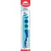 Maped Kidy Lern Concentration Regla 20cm - DiseÃ±ada para Ayudar a la Concentracion - Zonas Tactiles Extraibles - Color Azul