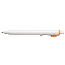 Uni-ball UMN-S-07 Boligrafo de Tinta Gel - Punta de Bola 0.7mm - Escritura Ultra Fluida - Agarre Suave y Comodo - Color Naranja Mandarina (12 uds)