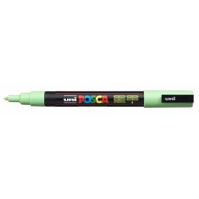 Posca PC-3M Marcador de Pintura - Punta Conica 0.9-1.3mm - Tinta Base al Agua - No Permanente - Resistente a la Luz - Color Verde Claro (6 uds)