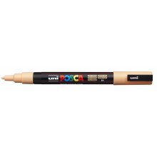 Posca PC-3M Marcador de Pintura - Punta Conica de Poliester 0.9-1.3mm - Tinta Base al Agua - Resistente a la Luz - Color Naranja Claro (6 uds)