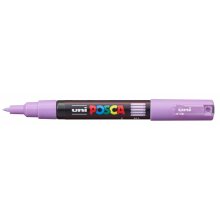 Posca PC-1M Marcador de Pintura - Punta de Poliester Conica 0.7mm - Tinta Base al Agua - Resistente a la Luz - No Permanente - Color Lavanda (6 uds)