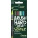 Faber-Castell Multimark Acrylic Brush Pack con 6 Rotuladores Acrilicos Punta Pincel - Trazo de 1 a 6mm - Tinta Acrilica a Base de Agua - Colores Tendencia Surtidos