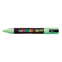 Posca PC-5M Marcador de Pintura - Punta de Bala 1.8-2.5mm - Tinta Base al Agua - Resistente a la Luz - No Permanente - Color Verde Claro (6 uds)