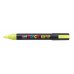 Posca PC-5M Marcador de Pintura - Punta de Bala 1.8-2.5mm - Tinta Base al Agua - Resistente a la Luz - No Permanente - Color Amarillo (6 uds)