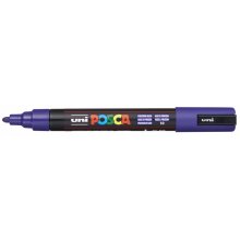 Posca PC-5M Marcador de Pintura - Punta de Bala 1.8-2.5mm - Tinta Base al Agua - Resistente a la Luz - Color Azul Prusia (6 uds)