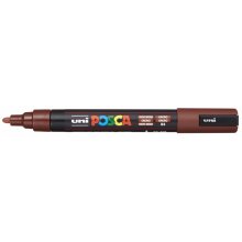 Posca PC-5M Marcador de Pintura - Punta de Bala 1.8-2.5mm - Base al Agua - No Permanente - Resistente a la Luz - Inodoro - Color Cacao (6 uds)
