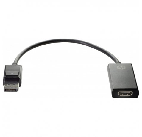 HP Adaptador DisplayPort a HDMI - Resolucion 4K - Conector DisplayPort Macho a HDMI Hembra - DiseÃ±o Compacto y PortÃ¡til