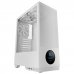 Tacens Sagitta20 Torre ATX - Pantalla de Monitoreo Integrado - 3 Ventiladores de 120mm - Ventana de Cristal Tempado - Malla Antipolvo Frontal - Color Blanco