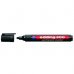 Edding 300 Rotulador Permanente - Punta Redonda - Trazo entre 1.5 y 3 mm. - Tinta Casi Inodora - Capuchon con Clip - Secado Rapido - Color Negro (10 uds)