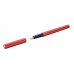 Pelikan Ineo Pluma Estilografica - Punta M - Caja Metalica - Aluminio Anodizado Satinado - Forma de Gota Antivuelco - Incluye Recambio - Color Rojo