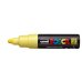 Posca PC-7M Marcador de Pintura - Punta de Bala 4.5-5.5mm - Base al Agua - Resistente a la Luz - Color Amarillo (6 uds)