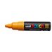 Posca PC-7M Marcador de Pintura - Punta de Bala 4.5-5.5mm - Tinta Base al Agua - Resistente a la Luz - No Permanente - Color Naranja Medio (6 uds)