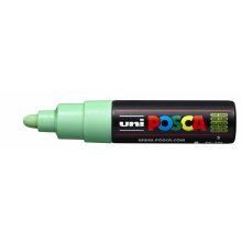 Posca PC-7M Marcador de Pintura - Punta de Bala 4.5-5.5mm - Tinta Base al Agua - Resistente a la Luz - No Permanente - Color Verde Claro (6 uds)