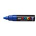 Posca PC-7M Marcador de Pintura - Punta de Bala 4.5-5.5mm - Tinta Base al Agua - Resistente a la Luz - No Permanente - Color Azul (6 uds)