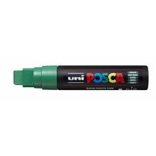 Posca PC-17K Marcador de Pintura - Punta Biselada de Poliester 15mm - Tinta Base al Agua - Resistente a la Luz - Color Verde (5 uds)