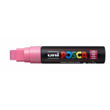 Posca PC-17K Marcador de Pintura - Punta Biselada de Poliester 15mm - Ancho de Trazo Muy Grueso - Tinta Base al Agua - Resistente a la Luz - Color Rosa (5 uds)