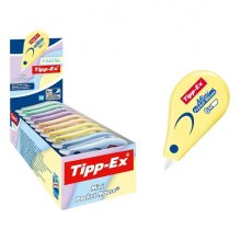 Tipp-Ex Mini Pocket Mouse Pastel Cinta Correctora 5mm x 6m - Resistente - Escritura Instantanea (10 uds)