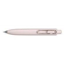 Uni-ball One P Boligrafo Retractil con Punta Fina 0.5mm - Agarre Suave y Comodo - Tinta Color Negro - Cuerpo de Color Rosa Peach (5 uds)