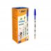 Bic Cristal Decor Kawaii Boligrafo de Bola - Cuerpo Transparente con Decoracion Kawaii - Punta redonda de 1mm - Trazo 0.4mm - Tinta con Base de Aceite - Color de la Tinta Azul (20 uds)