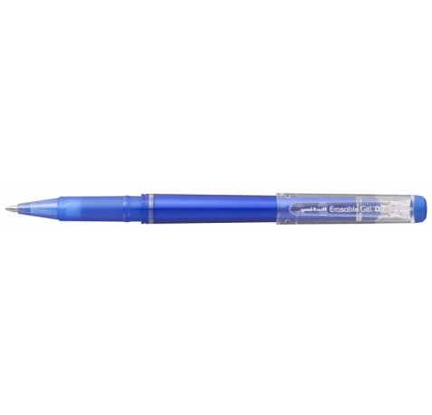 Uni-ball UF-222 Roller de Gel Borrable - Punta de Bola 0.7mm - Tinta Termosensible - Doble Goma de Borrado - Color Azul (12 uds)