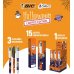 Bic 4 Colours Halloween Expositor con 15 Boligrafos de Bola Retractil - 3 DiseÃ±os Diferentes - En Caja Individual - Punta Media de 1.0mm