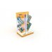 Bic Expositor con 12 Bol. 4 Colores Pastel, 12 Bol. 4 Colores Shine, 40 Bol. Cristal Pastel y 40 Bol. Cristal Glace - Tinta con Base de Aceite - Colores Surtidos