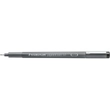 Staedtler Pigment Liner 308 Rotulador Calibrado - Trazo 0.7mm - Secado Rapido - Color Negro (10 uds)
