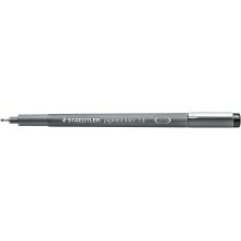 Staedtler Pigment Liner 308 Rotulador Calibrado - Trazo 1mm - Secado Rapido - Color Negro (10 uds)
