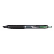 Uni-ball UMN-207E Roller de Tinta - Punta de Bola 0.7mm - Grip de Caucho Antifatiga - Tinta Pigmentada Resistente a Luz y Agua - Color Verde (12 uds)