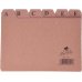 Mariola Indice A-Z Nº3 para Fichero - Medidas 150x100mm - Color Marron