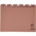 Mariola Indice A-Z Nº5 para Fichero - Medidas 215x160mm - Color Marron
