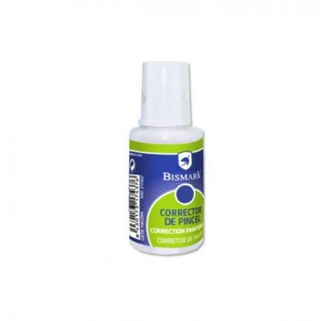 Bismark Liquido Corrector 16ml - Secado Rapido - Aplicador de Pincel - Tamaño Compacto