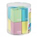 Safta Pack de 8 Cubiletes Portalapices - Silicona - Resistentes y Flexibles - Faciles de Limpiar - Presentados en Caja PVC - 195x230mm - Colores Surtidos