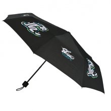Safta el NiÃ±o Green Bali Paraguas Manual de 98cm - 8 Paneles - Asa y Punta de PVC - Poliester - Nervios de Acero de 8mm - Cordon - Color Negro