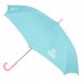 Safta Munich Heaven Paraguas Manual de 86cm - 8 Paneles - Asa y Punta de PVC - Poliester - Nervios de Acero de 8mm - Color Azul Claro