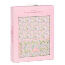Safta VMB Set de Libreta A4 y Portalapices para Regalo - Presentado con Ventana Transparente - Asa de PVC - 280x60x350mm - Color Rosa