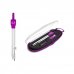 Erichkrause Pack de 4 Compases Metalicos Conjunto de Instrumentos School 135mm - Radio Maximo 21 cm - Incluye Afilador y Mina de Recambio - Colores Neon - Estuche de Plastico - Caja de Plastico con Colgador