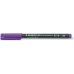 Staedtler Lumocolor 317 Rotulador Permanente - Punta Media Redonda - Trazo 1mm Aprox - Capuchon con Clip - Secado Rapido - Color Violeta (10 uds)