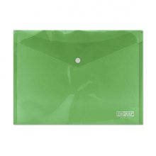 Ingraf Sobre con Cierre de Broche - Polipropileno - Tamaño A4 - Color Verde