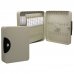 Armario Porta Llaves Metalico con Cierre - 108 Posiciones - Ideal para Oficinas y Almacenes - Organizacion y Acceso Facil  - Color Gris