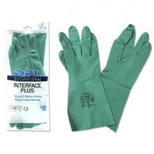DPL Interface Plus Guantes Industriales Talla 7 - Espesor en Palma de 0,38mm - Color Verde