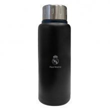 Safta Real Madrid Premium Botella Termo de 500ml - Acero Inoxidable - 70x225mm - Color Negro