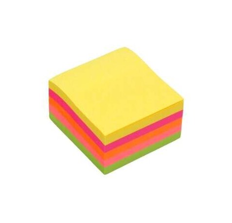 Bismark Taco de 450 Notas Adhesivas 76x76mm - Colores Neon Surtidos