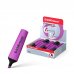 Erichkrause Visioline V-12 - Marcador de Texto con Punta Biselada - Tinta Fluorescente a Base de Agua - Color Violeta (10 uds)